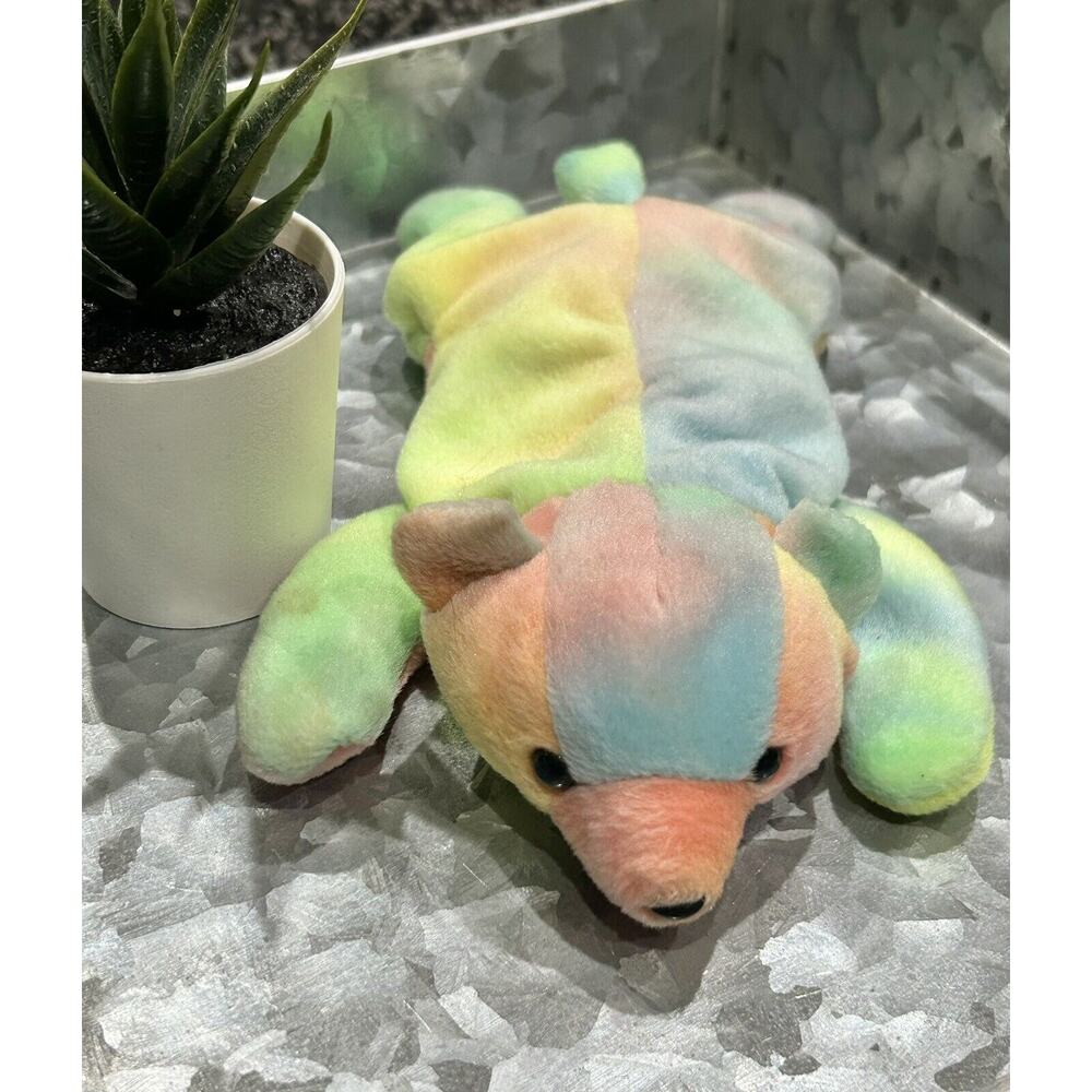 Ty Beanie Baby “Sammy” The Bear Vintage 1999 Tie Dye Bear Plush